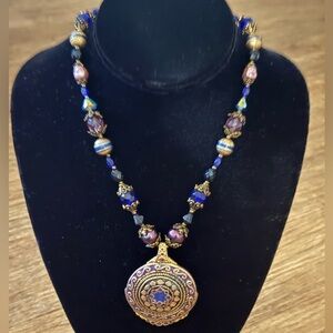 Chico’s Beaded Necklace with Pendant